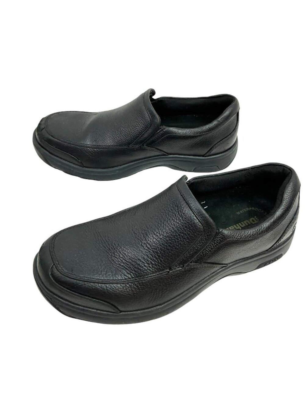 Dunham Battery Park Service Leather Slip-On Shoes 11 4E Black